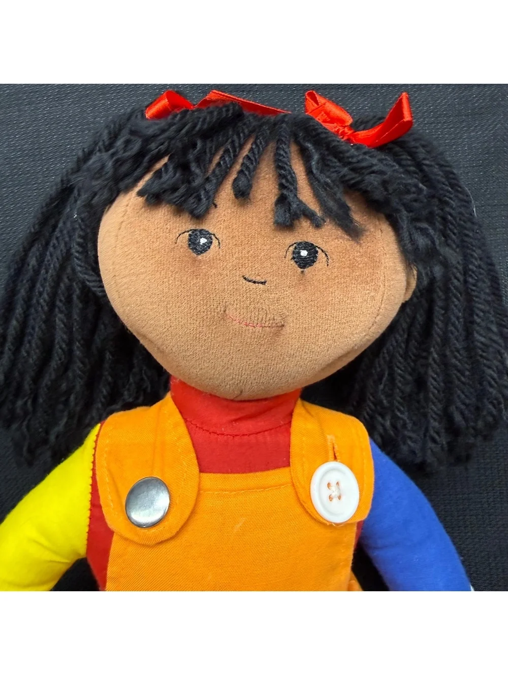Childrens Factory Learn To Dress Activity Doll Zipper Snap Lace Tie Plush Toy